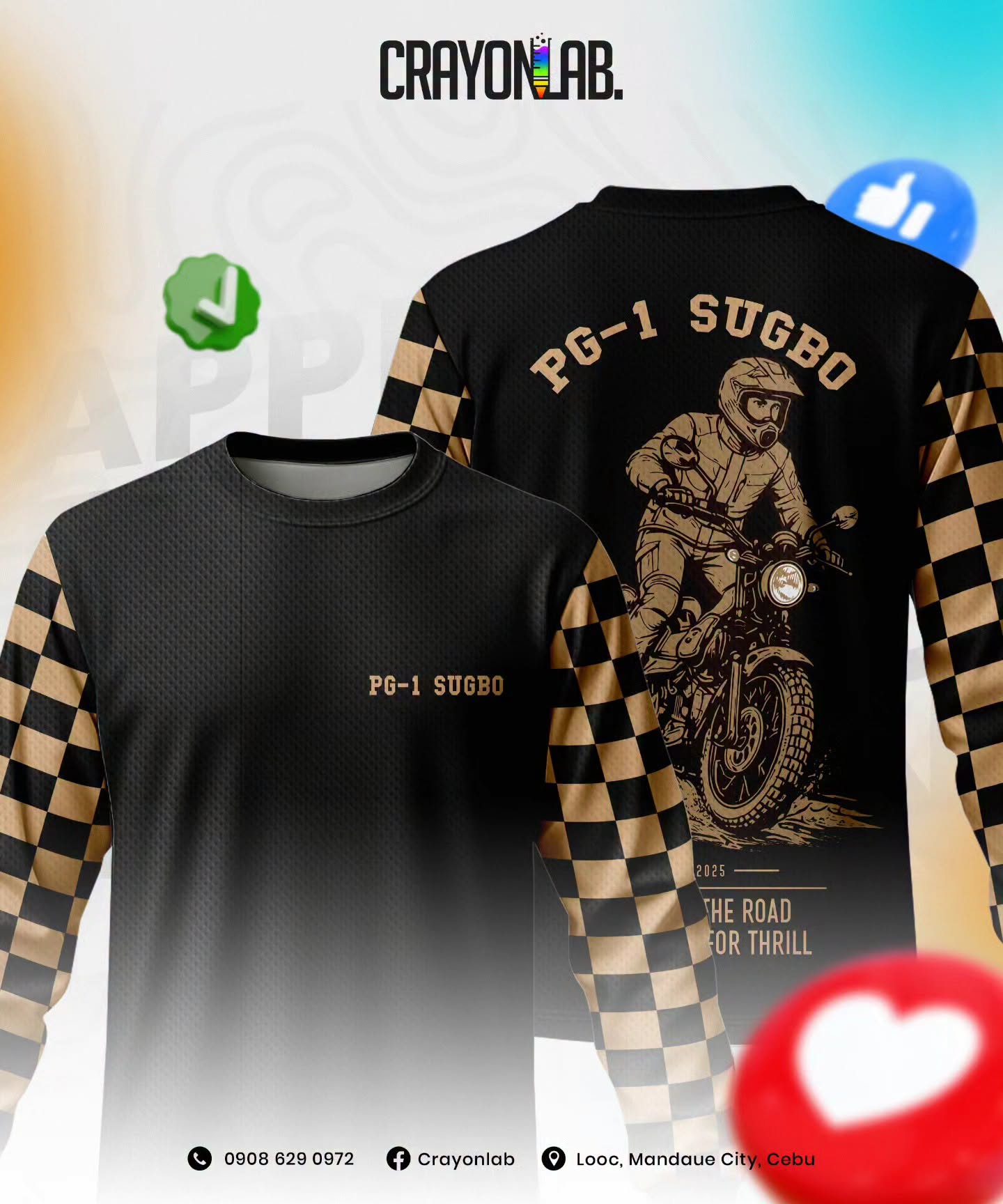 CrayonLab Motorcycle sample
